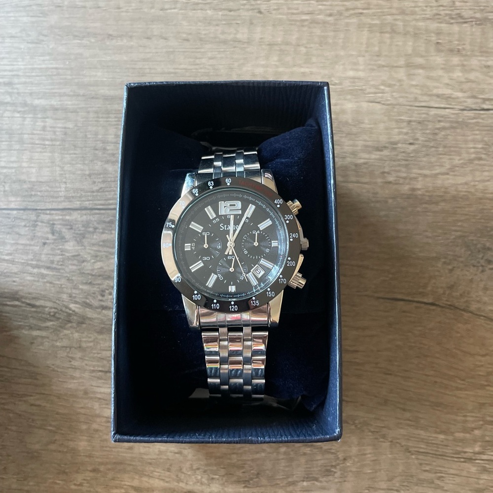 stauer jet setter chronograph watch